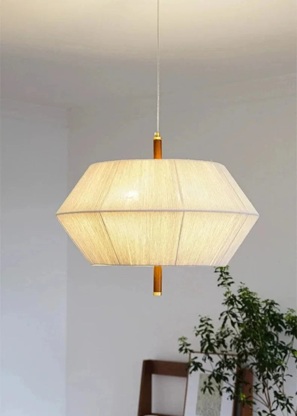 Yū Tokyo Japanese Hemp Rope Rattan Ceiling Pendant Light