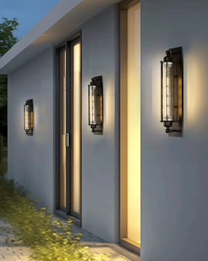 Retro Industrial Lantern Wall Lamp