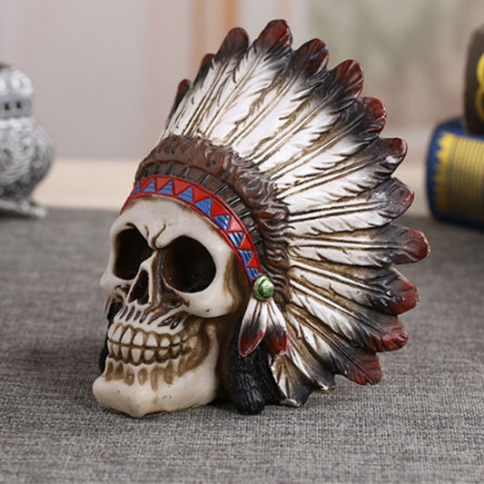 Indians Skull Sculpture
