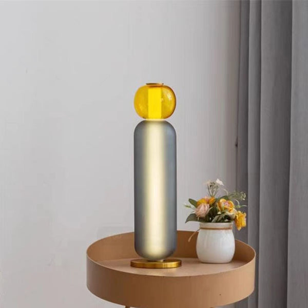 Nordic Colored Glass Table Lamp