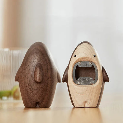 Wooden Shark Bottle Opener