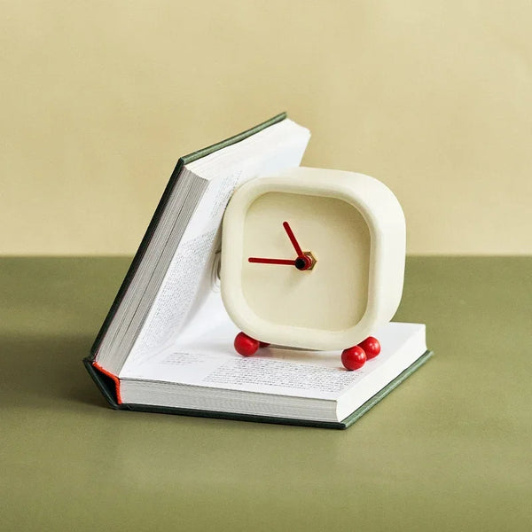 Minimalist Red Ball Desktop Clock