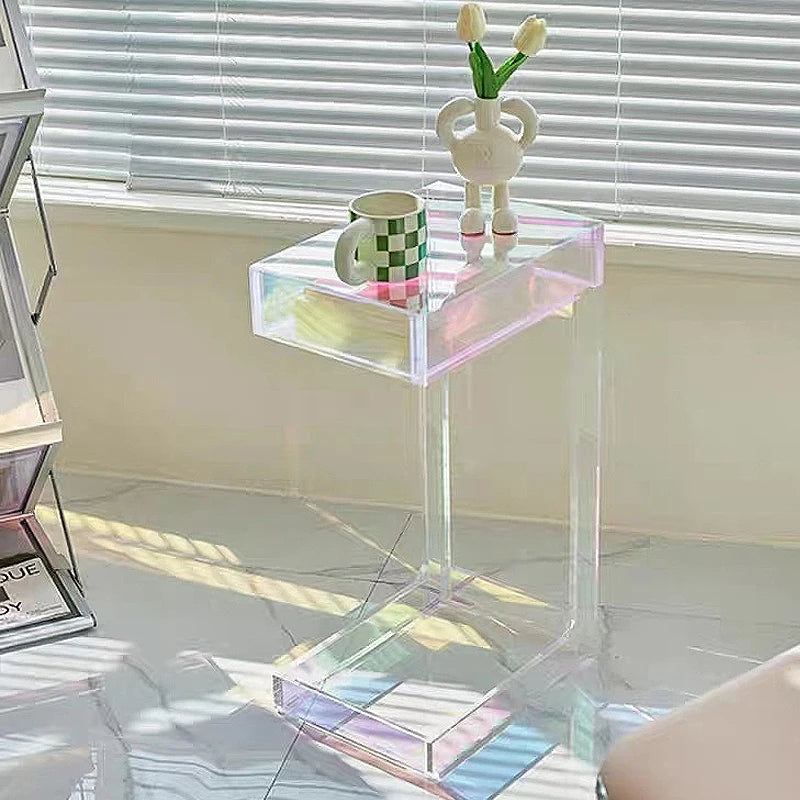Nordic Designed Acrylic Drawer Side Table