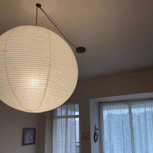 Yū Tokyo Japanese Wabi-Sabi Style Rice Paper Pendant Ceiling Lamp