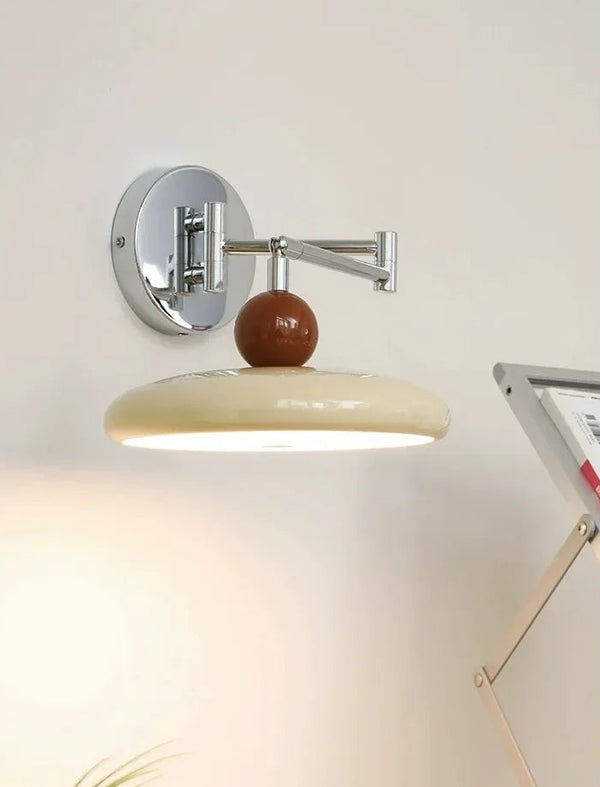 Nordic Retro Ball Top Folding Wall Plug & Fixture Lamp