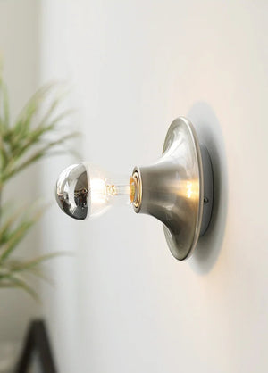 Vintage Industrial Exposed Dish Wall Ceiling Lamp