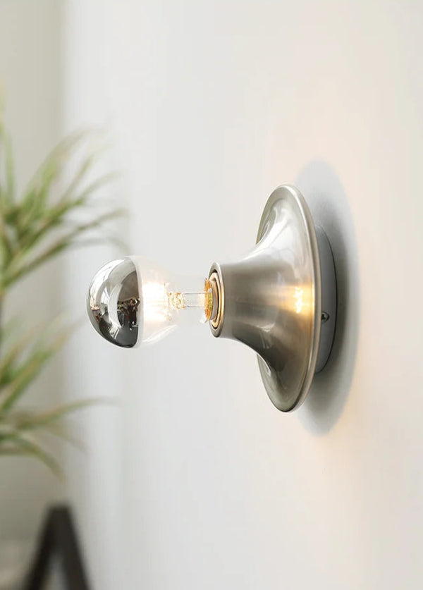 Vintage Industrial Exposed Dish Wall Ceiling Lamp