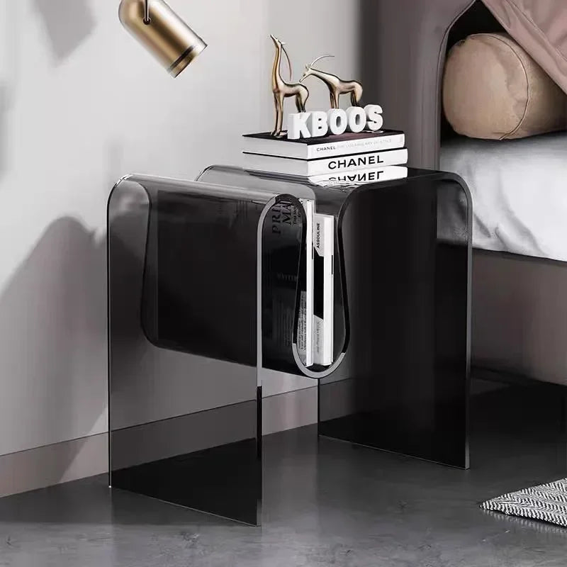 de homê Nordic Bent Rack Acrylic Side Table