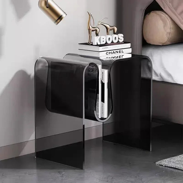 de homê Nordic Bent Rack Acrylic Side Table