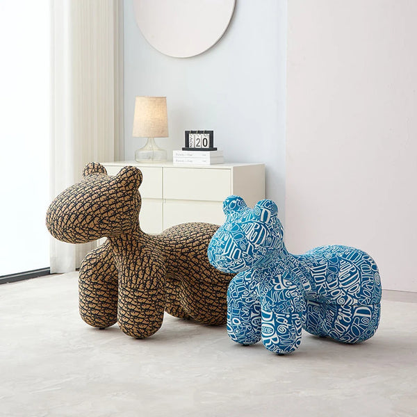 Pattern Design Pony Accent Stool