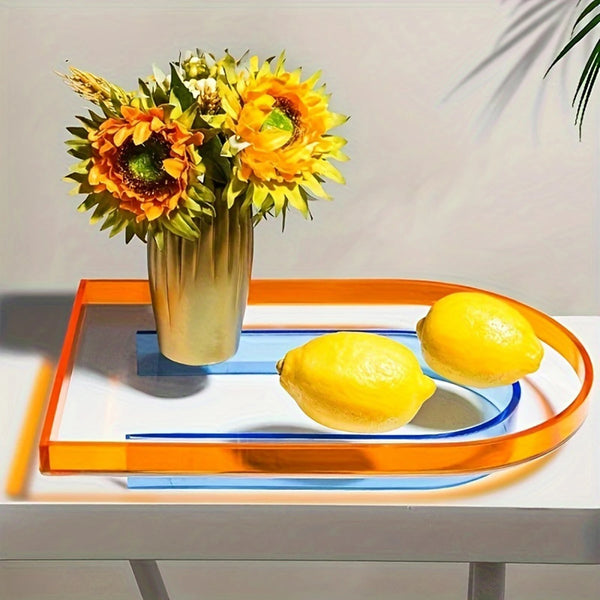 de homê Acrylic Retro Art Color Tray Plate