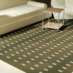 Retro French Rectangle Pattern Carpet Area Rug