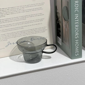 Transparent Colored Glass Retro Mug