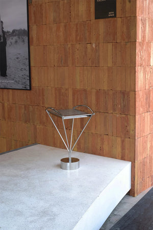 Studio Lima Stainless Steel Arc Side Table