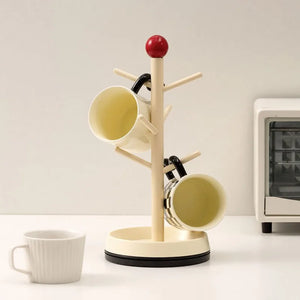 Porte-tasses rotatif rétro Red Ball