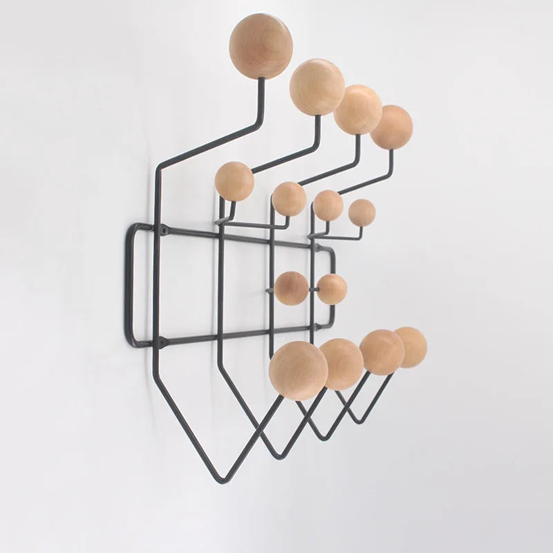 Wall Retro Ball Hanger Rack