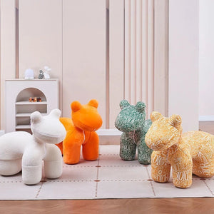 Pattern Design Pony Accent Stool