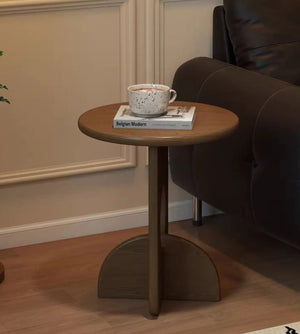 Vintage Cross Leg Mid Century Modern Wooden Side Table