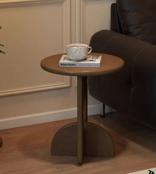 Vintage Cross Leg Mid Century Modern Wooden Side Table