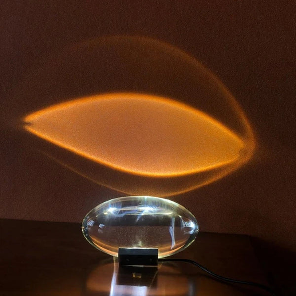 Mini lampe de table en cristal Sunset Sky
