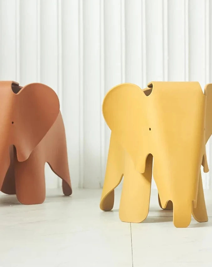 Modern Origami Elephant Stool Ottoman