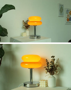 Macaron Glass Retro-Contemporary Dimming Lamp
