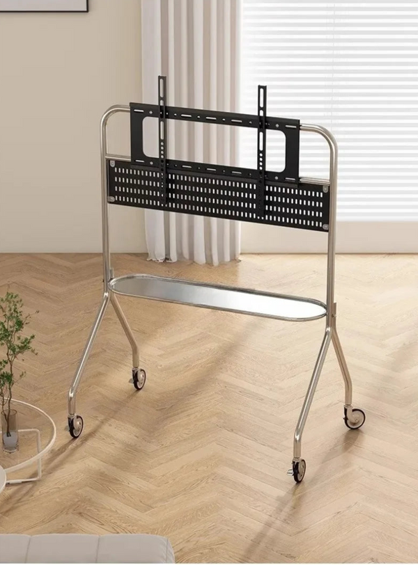 Studio Lima Stainless Steel  Shelving TV Stand