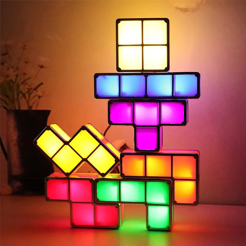 Stackable Block Puzzle Table Lamp