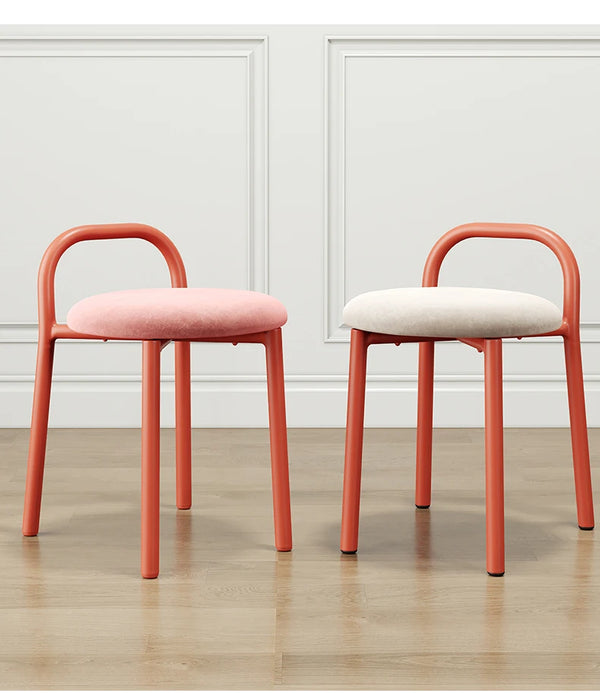 Mingdian Mid-Century Modern Green Minimalistic Metal Chair