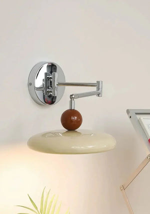 Nordic Retro Ball Top Folding Wall Plug & Fixture Lamp