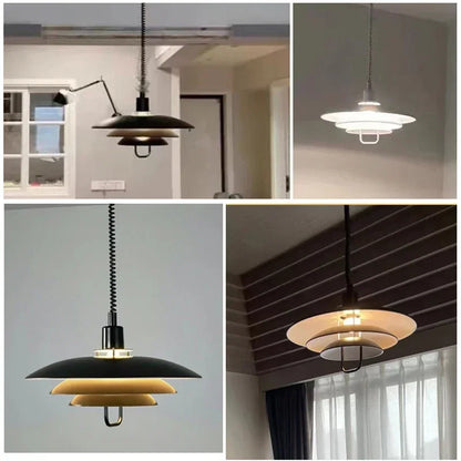 Denmark Design Layered Telescopic Pendant Ceiling Light