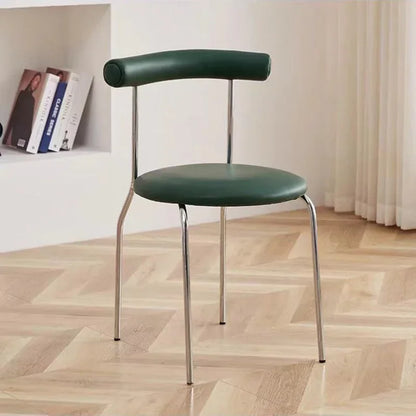 Nordic Minimalistic Low Profile Metal Frame Chair