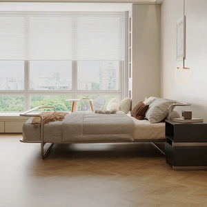 Studio Lima Stainless Steel Industrial Bed Frame