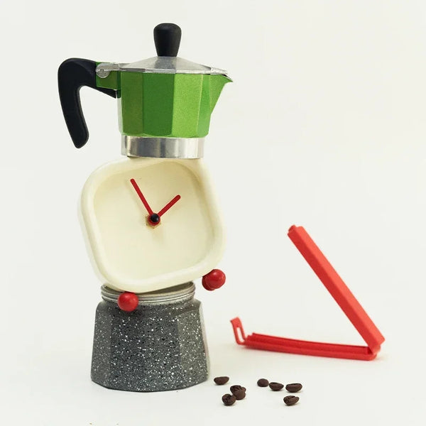 Minimalist Red Ball Desktop Clock