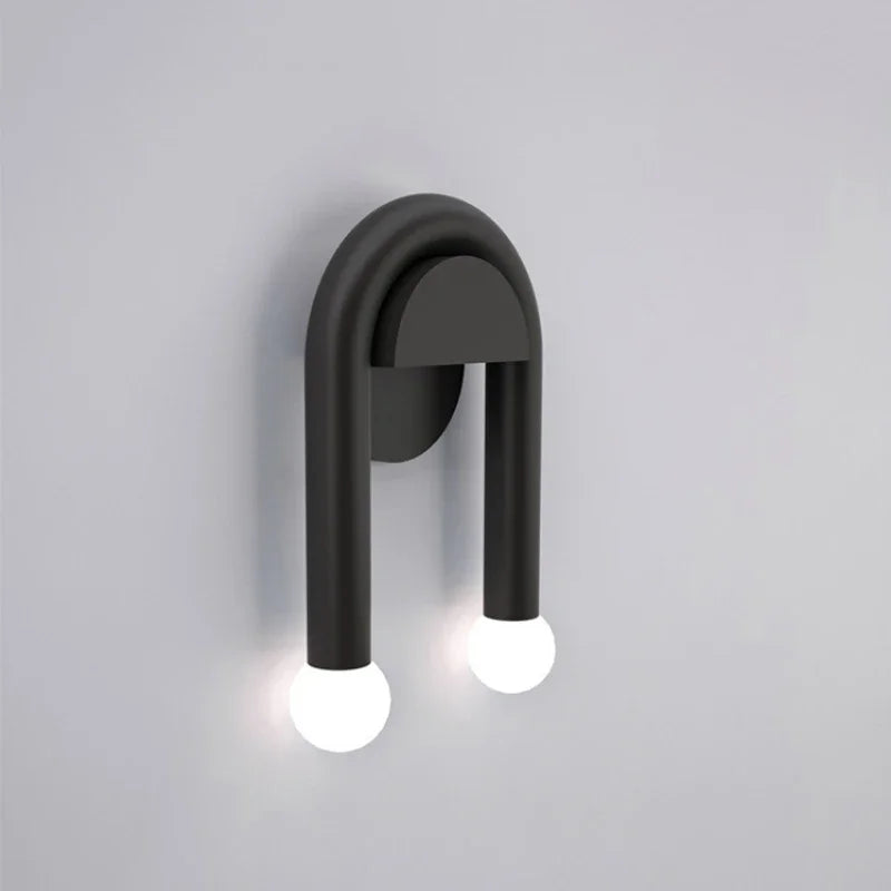 U Pipe Design Nordict Wall Fixture Lamp