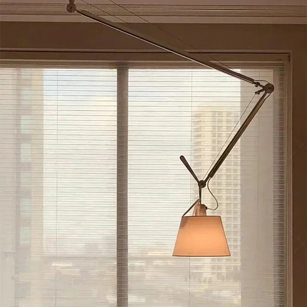 MCM Articulated Arm Pendant Light Adjustable Ceiling Lamp