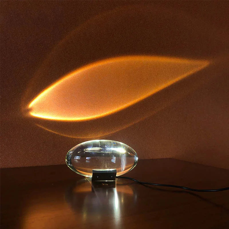 Crystal Sunset Sky Mini Table Lamp
