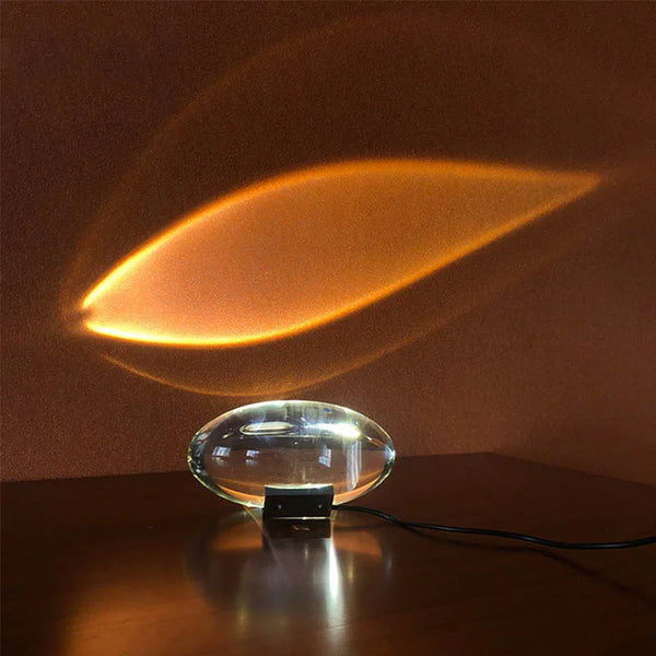 Mini lampe de table en cristal Sunset Sky