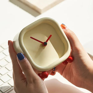 Minimalist Red Ball Desktop Clock
