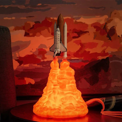 Launching Rocket Portable Lamp