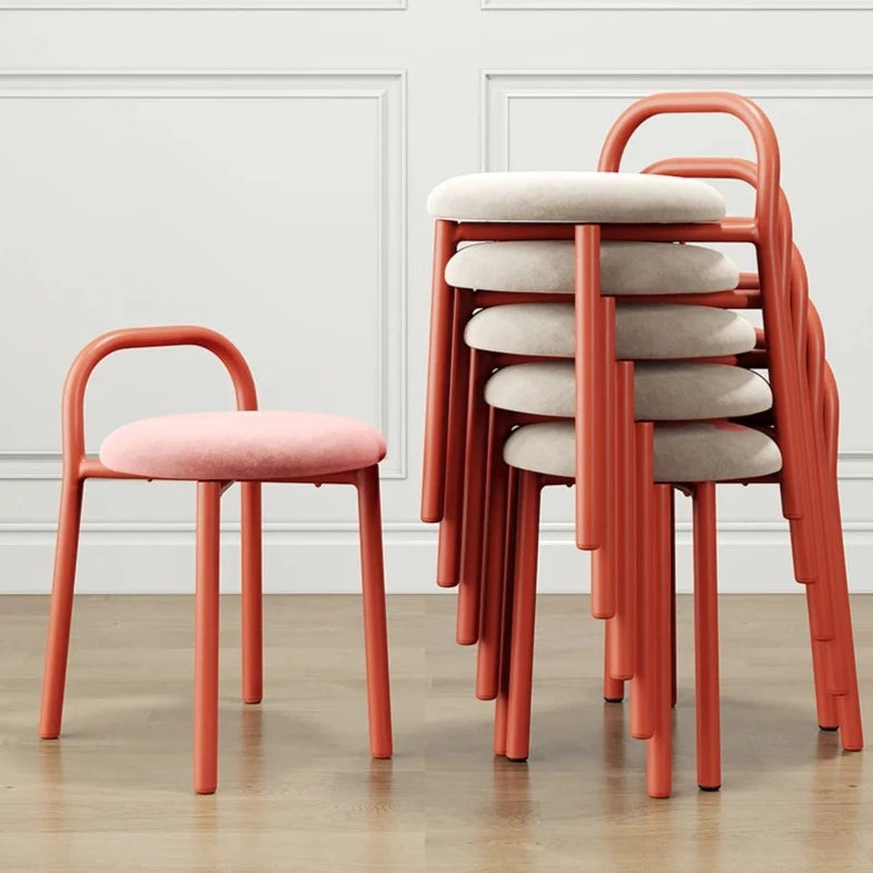 Mingdian Mid-Century Modern Green Minimalistic Metal Chair