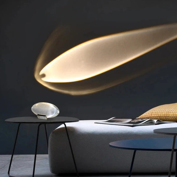 Mini lampe de table en cristal Sunset Sky