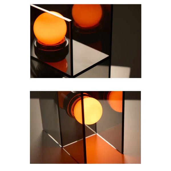 de homê Black Acrylic Table Lamp