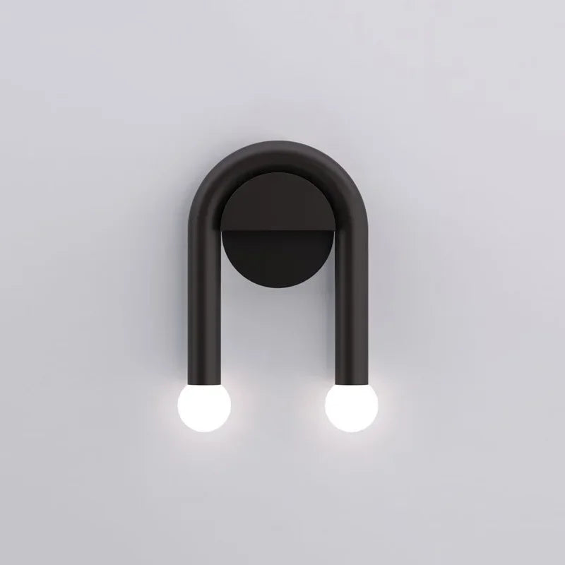 U Pipe Design Nordict Wall Fixture Lamp