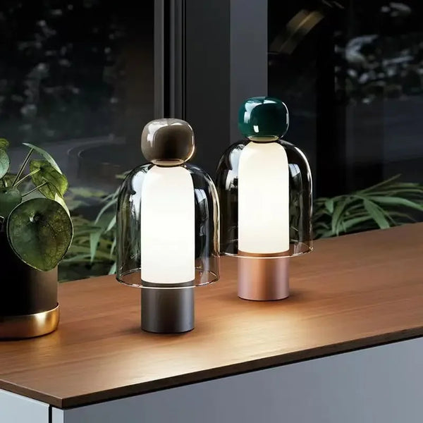 Mono Design Cordless Glass Shell Table Lamp
