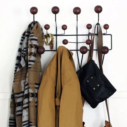 Wall Retro Ball Hanger Rack