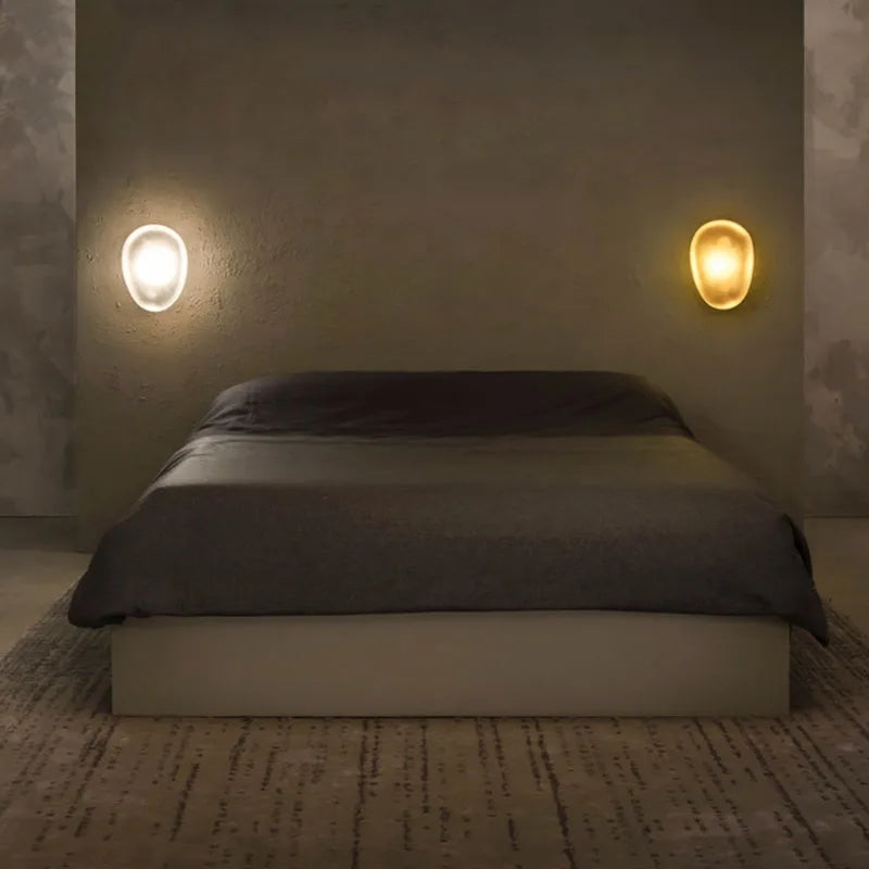 Japanese Pebble Wall Lamp