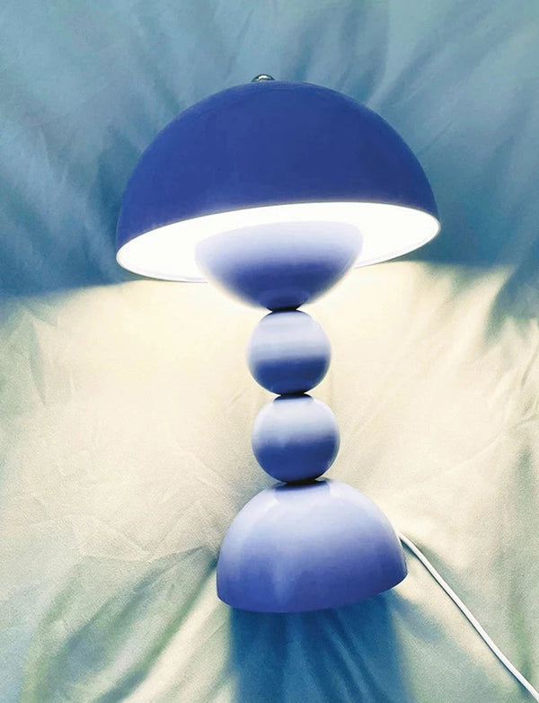 Lampe de table rétro contemporaine en forme de champignon