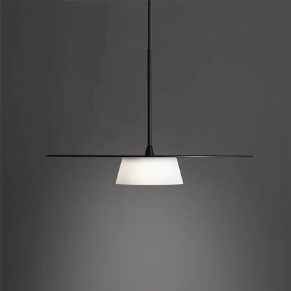 Thin Round Metal Plate Pendant Ceiling Light