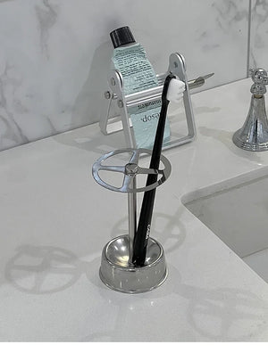 Stainless Steel Vintage Toothpaste Holder